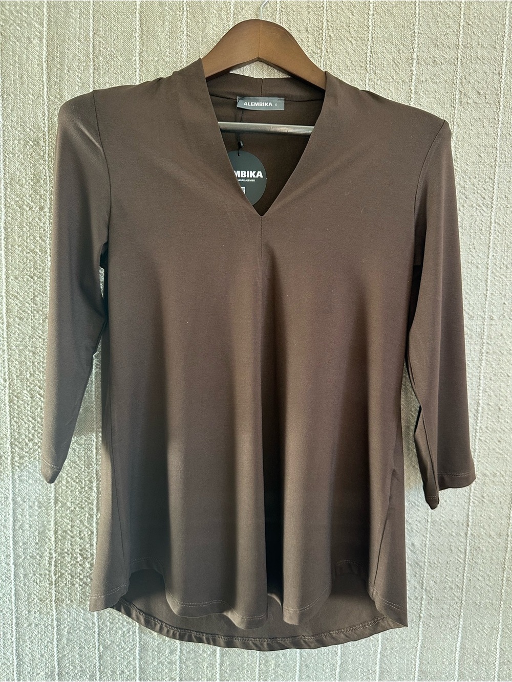 NWT Alembika Essential V Neck Tunic